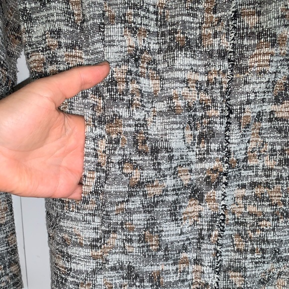 Anthropologie Dolan Leopard Tweed Longline Jacket - Picture 14 of 16